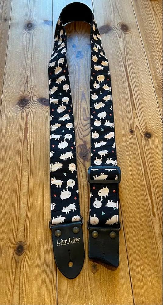 Amazon.co.jp: Pig Guitar Strap Live Line : Musical Instruments